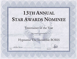 Star Awards Nominee - Entertainer of the Year