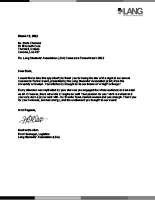 University of Guelph LANG Reference Letter